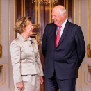 I dag, 17. januar 2021, har Kong Harald og Dronning Sonja vært Norges kongepar i 30 år. Foto: Heiko Junge, NTB 